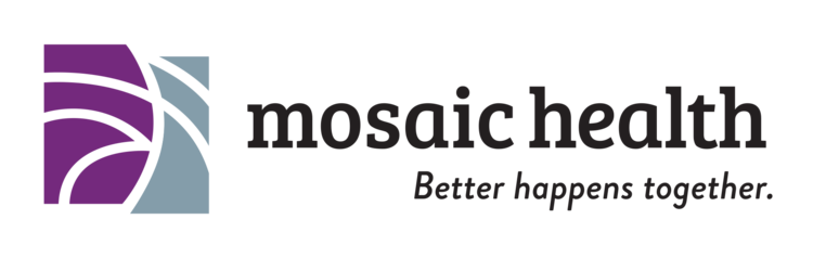 Mosaic Health Logo with Tagline